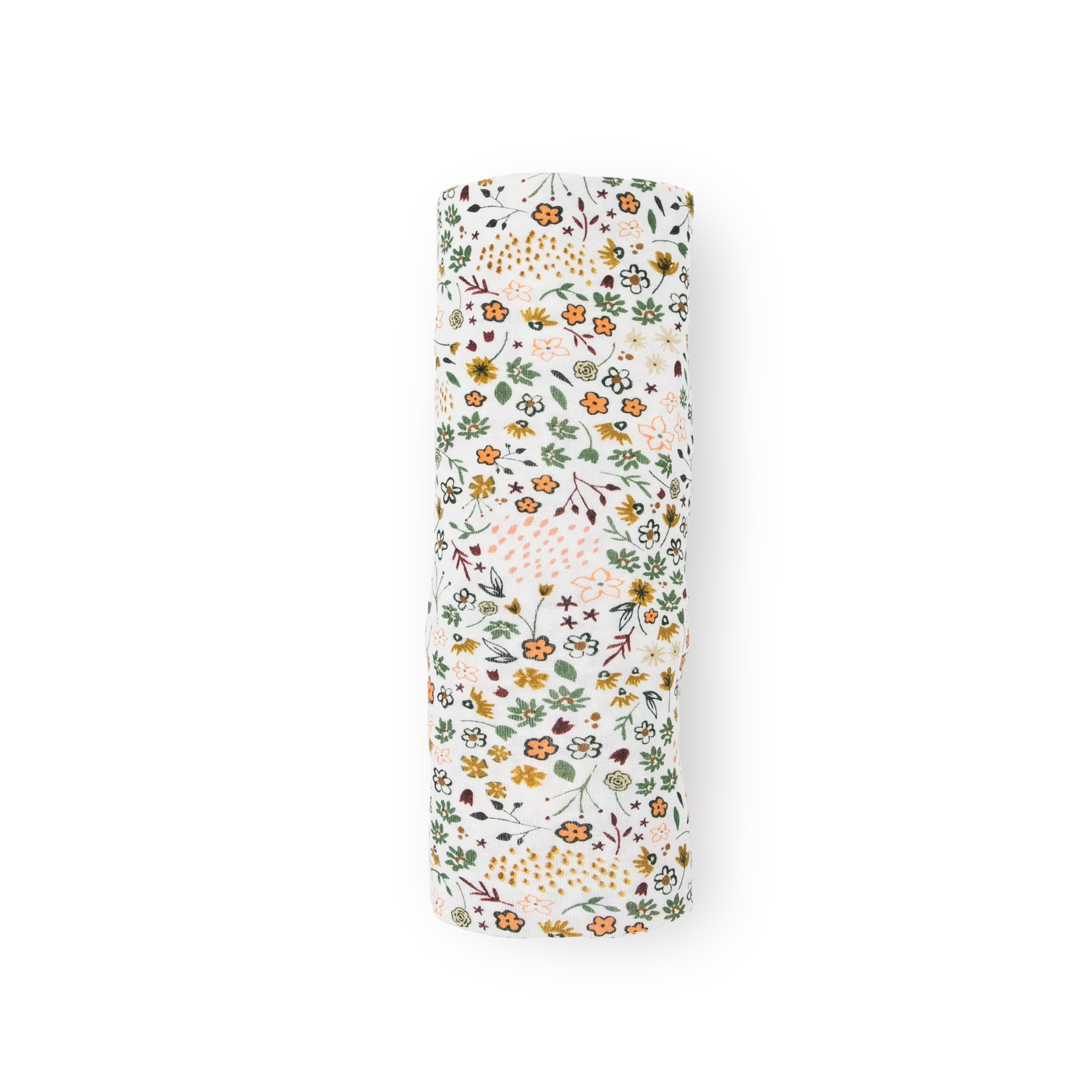 Stretch Knit Swaddle Blanket - Pressed Petals - Image 4